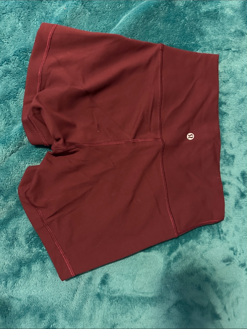 lululemon athletica Women's High-Rise Burgundy Athletic Shorts